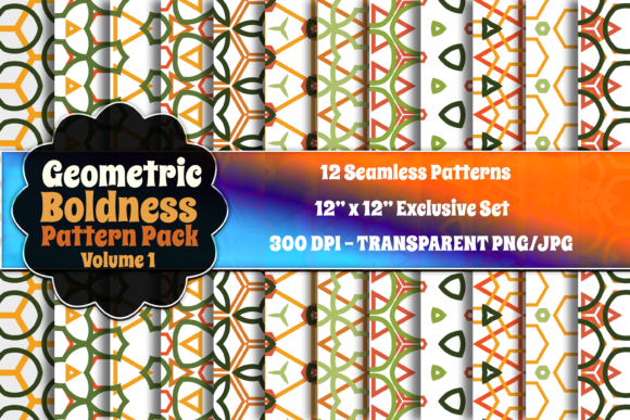 Geometric Boldness Seamless Patterns: Where Design Precision Meets Commercial Versatility