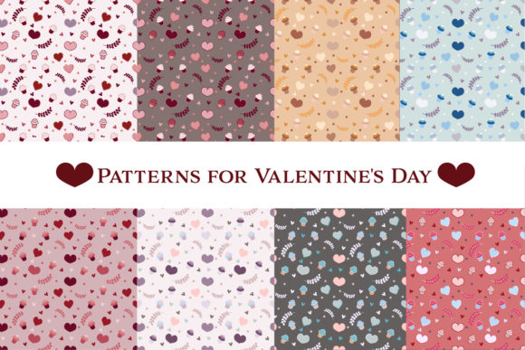 Patterns for Valentine’s Day Set
