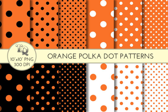 Seamless Orange Polka Dot Patterns: A Creative Designer’s Essential Resource