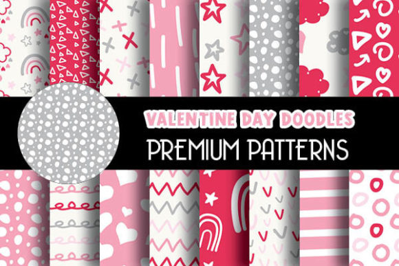 Valentine’s Day Doodles & Digital Papers: Creative Inspiration for Every Project